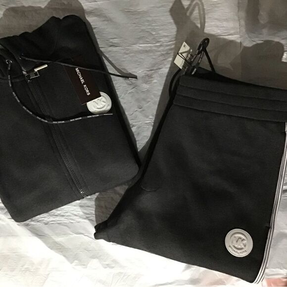 MICHAEL KORS Men's Logo Fleece JOGGERS M - Picture 13 of 14